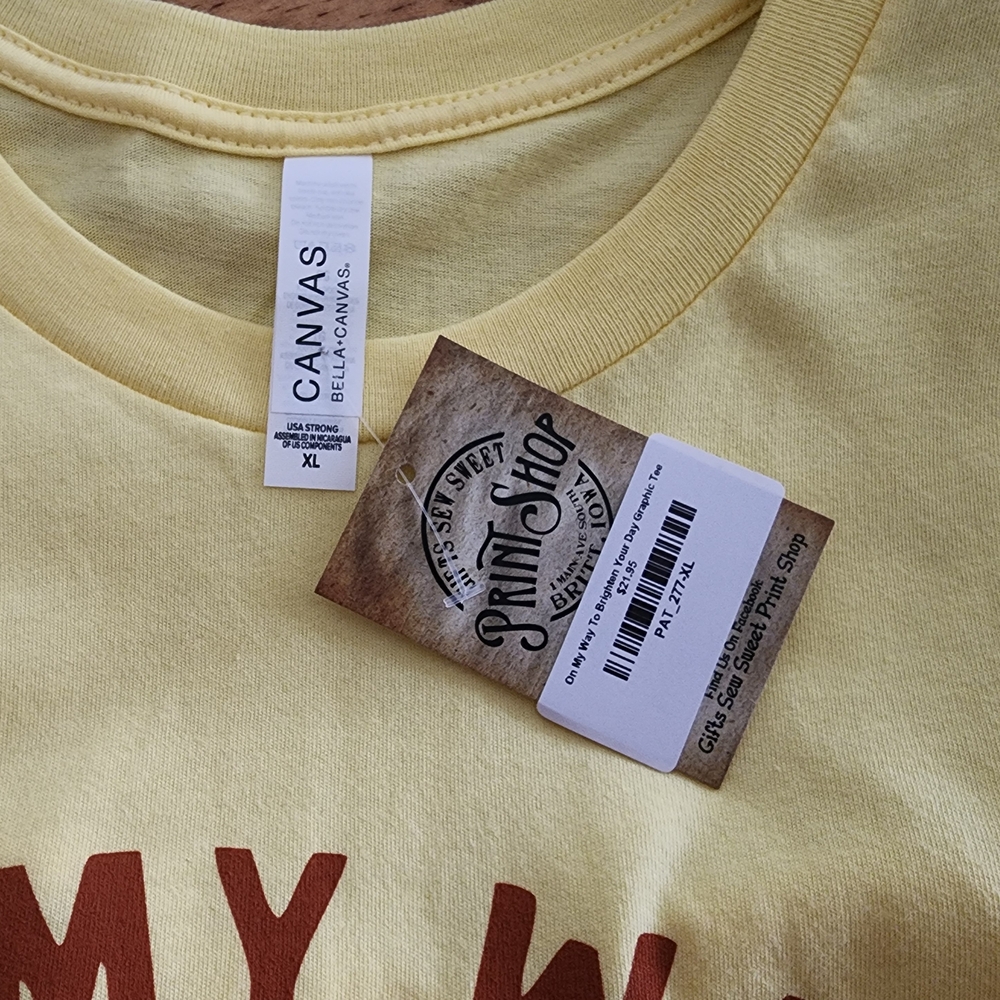 Yellow Graphic T-Shirt - Picture 4 of 4